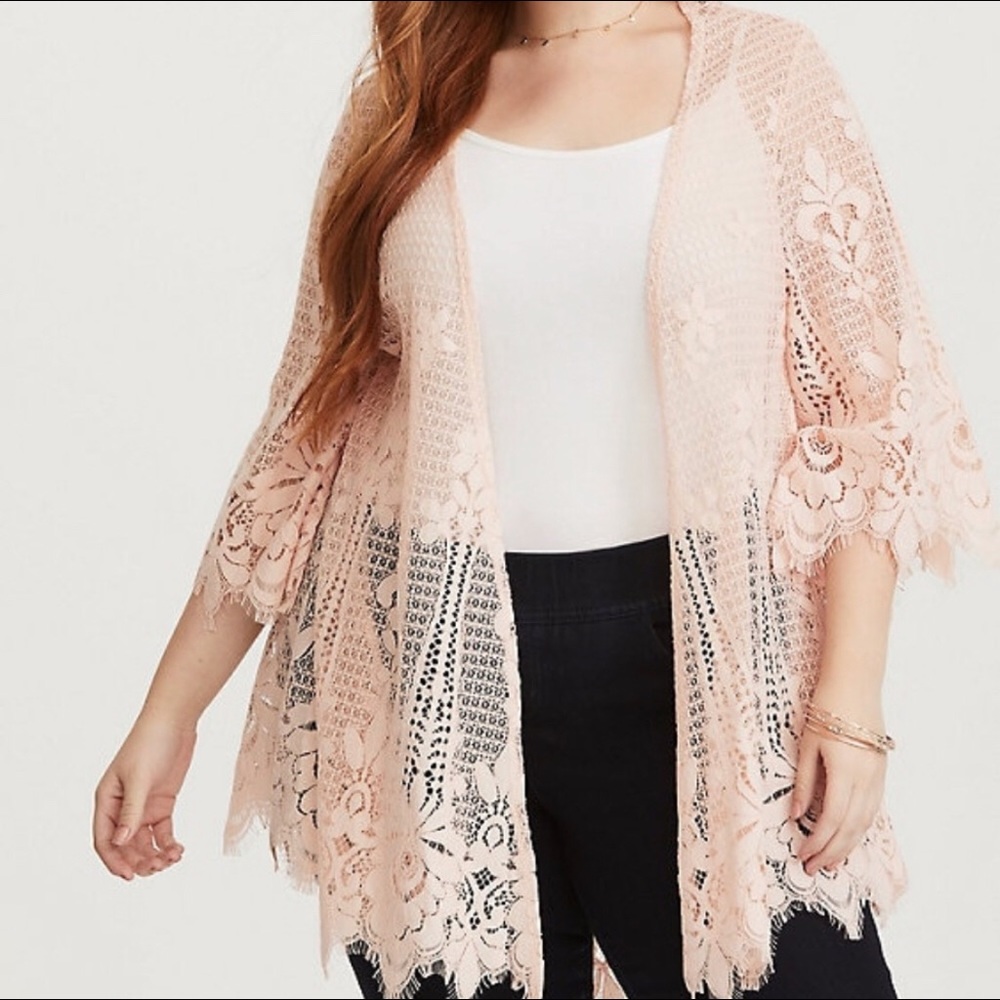 Torrid Lace Kimono